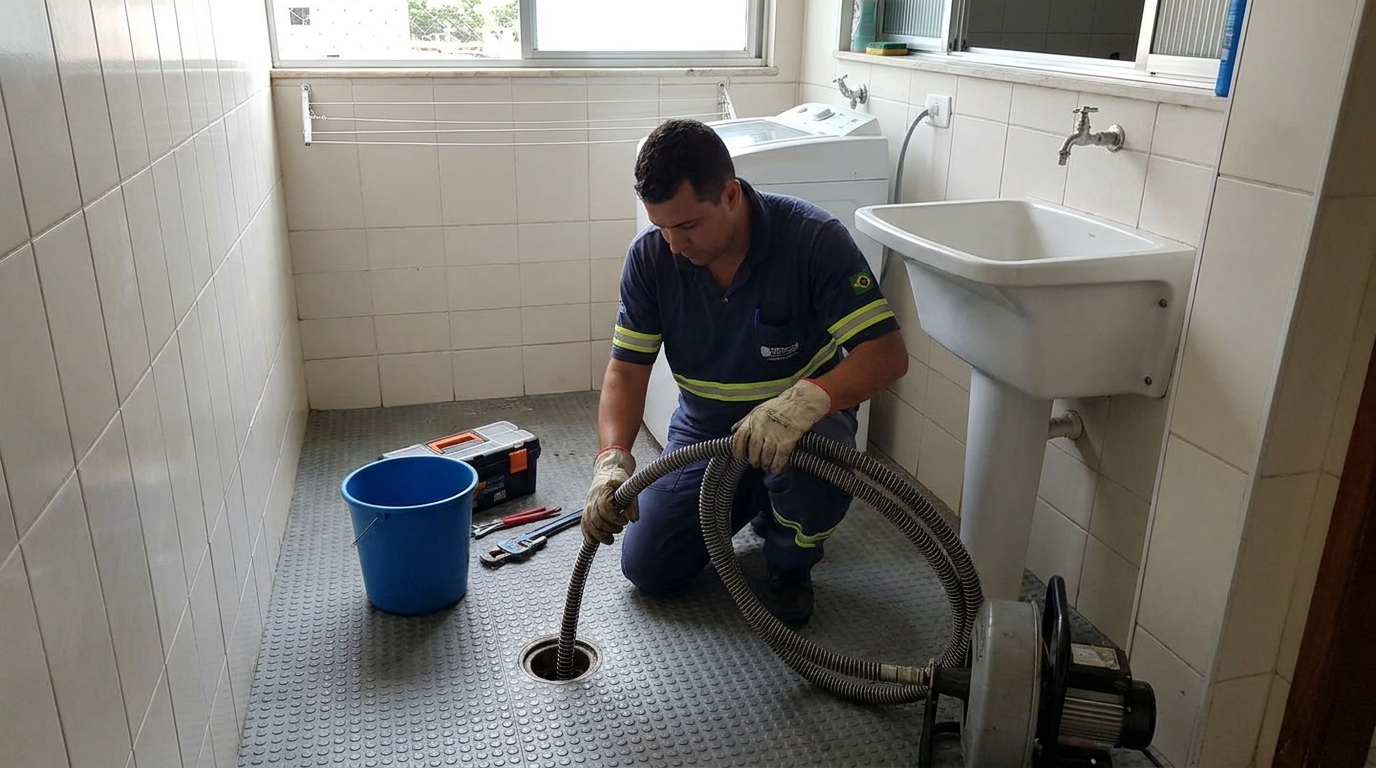 Desobstrução na Cozinha em Canoas‑RS