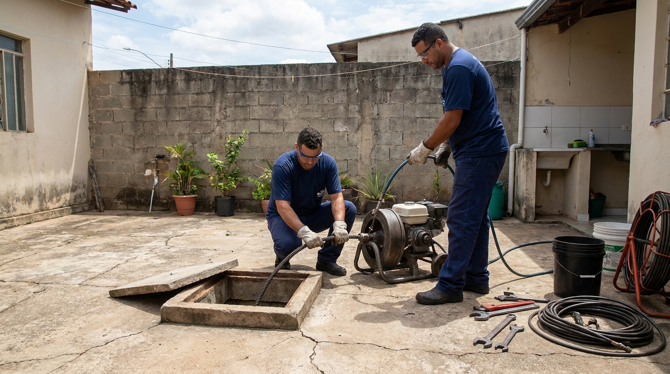 Sucção de Resíduos em Fátima, Canoas‑RS